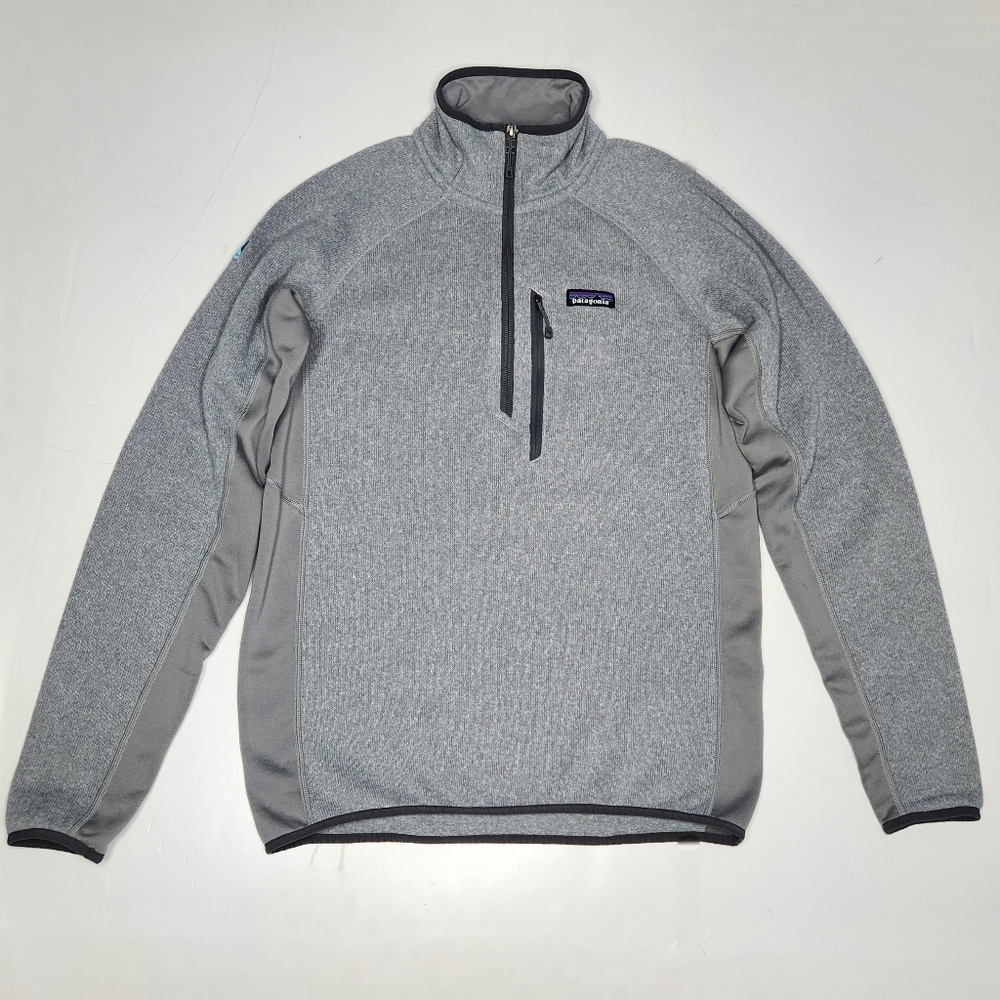 Patagonia Better Sweater Mens Medium Fleece 1/4 Zip Gray 25980 Gorpcore
